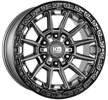 King Warrior Wheels In Matte Titanium